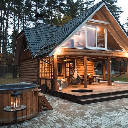 Gaujmale sauna house in nature Laukbeitini Extérieur photo