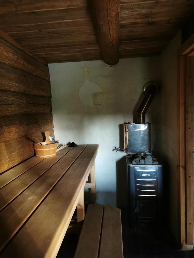 Gaujmale sauna house in nature Laukbeitini Extérieur photo