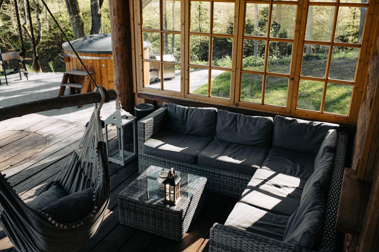 Gaujmale sauna house in nature Laukbeitini Extérieur photo